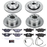 Track Day Spec High-Performance Brake Pad and Rotor Kit for 2001-2002 BMW Z3