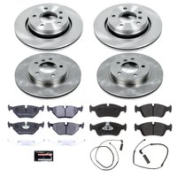 Track Day Spec High-Performance Brake Pad and Rotor Kit for 1999-2006 BMW 323Ci/323i/325Ci/325i/328Ci/328i