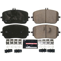Z23-2237 Front Z23 Daily Driver Carbon-Fiber Ceramic Brake Pads w/Hardware Kit