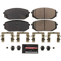 Z23-2398 Front Z23 Daily Driver Carbon-Fiber Ceramic Brake Pads w/Hardware Kit