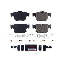 Rear Z23 Evolution Sport Brake Pad Set w/Hardware Fits Select BMW 540i xDrive, 740i, 740i xDrive, i5, i7 [Carbon-Fiber Ceramic]