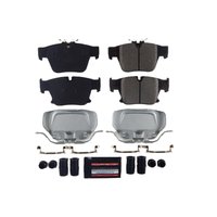 Rear Z23 Evolution Sport Brake Pad Set w/Hardware Fits Select BMW 530i, 530i xDrive, 550e xDrive, 740i [Carbon-Fiber Ceramic]
