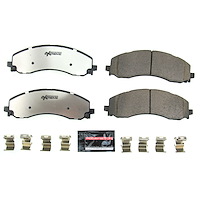 Z36 Truck And Tow Carbon Ceramic Front Brake Pads Fits Select Late Model Ram Trucks