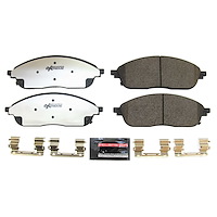 Z36-2436 Front Z36 Truck & SUV Carbon-Fiber Ceramic Brake Pads w/Hardware Kit