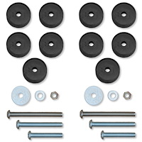 RK06105 3-5 in. Stackable Bump Stop Kit fits 07-18 Jeep Wrangler JK/JKU, 04-06 Jeep Wrangler LJ, 97-06 Jeep Wrangler TJ
