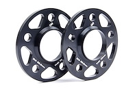Machined Aluminum Wheel Spacers [10 mm Thick] for Select Late-Model BMW Cars/SUVs, Mini Cooper, Toyota GR Supra  [Black]