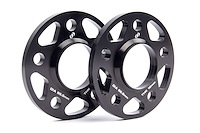 Machined Aluminum Wheel Spacers [12 mm Thick] for Select Late-Model BMW Cars/SUVs, Mini Cooper, Toyota GR Supra  [Black]