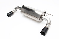D660-0045-BLK Dinan Free Flow Axle-Back Exhaust, 2012-2016 BMW 335i/435i