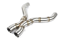 D660-0081 Resonator Delete X-Pipe Kit for 2018-2023 BMW M5 [304 Stainless]