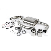 D660-0083 Dinan Valved Axle-Back Exhaust, 2017-2024 MINI Countryman S / Clubman S