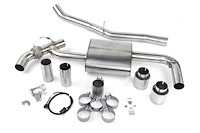 D660-0089 Dinan Valved Axle-Back Exhaust, 2016-2023 BMW X1/X2 xDrive28i