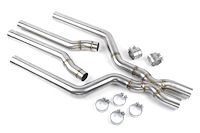 D660-0092 High Flow Middle Exhaust for 2020–2023 BMW X5M, X6M [304 Stainless Steel]