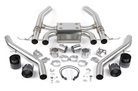 D660-0093-BLK Valved Axle-Back Exhaust Fits Select BMW M3/M4
