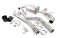 D660-0096-BLK Cat-Back Exhaust System, Select Toyota GR Supra 3.0L [Black Ceramic-Coated Tips]