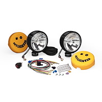 Daylighter 6" Round Off-Road Light Kit Black Housing