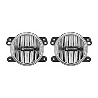 Jeep JK Gravity LED G4 Clear Fog System SAE/ECE 10-16 pair