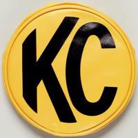 KC Light Covers 6" Round Yellow with Black KC