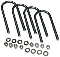 U-Bolt Round 4 U-Bolts 5/8 x 3 1/8 in. x 12 in. w/Nuts And Washers