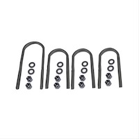 U-Bolt Kit Front Axle Incl. Nylon Inserted Lock Nuts And Extra Thick Flat Washers