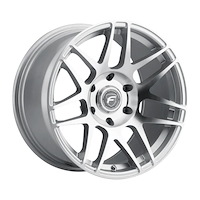 F27879589P25 F14 Drag Racing Wheel [Size: 17"x9.5"] Silver Machined Finish