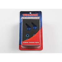 Front Steering Blocks Blue Anodized 6061-T6 Aluminum