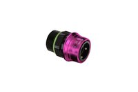 PRO/SPEC C-Type ORB Swivel Quick Release Fitting [-12 ORB to PS12, Straight, Black/Purple]
