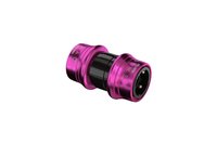 PRO/SPEC D-Type Double-Ended Quick Release Fitting [-12 AN (PS12), Straight, Black/Purple]
