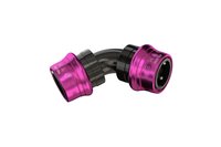 PRO/SPEC D-Type Double-Ended Quick Release Fitting [-12 AN (PS12), 60 Degree, Black/Purple]
