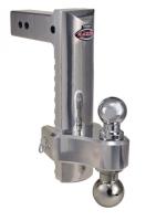 12? HD Aluminum Adjustable Drop Hitch, Pin and Clip Includes: Dual 2? and 2-5/16? Chrome Balls