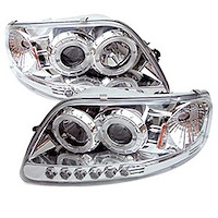 Halo LED Projector Headlights 1997-2003 Ford F150