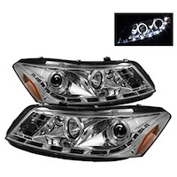 Halo DRL Projector Headlights 2008-2012 Honda Accord 4 Door