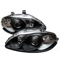 Halo LED Projector Headlights 1996-1998 Honda Civic