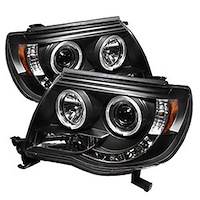 Halo LED Projector Headlights 2005-2011 Toyota Tacoma