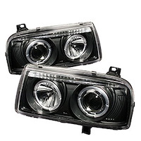 Halo LED Projector Headlights 1993-1998 Volkswagen Jetta III