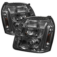 Halo LED Projector Headlights 2007-2014 GMC Yukon