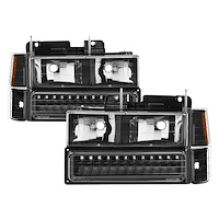 xTune Crystal Headlights 1994-1999 Chevy Trucks