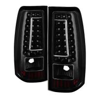 xTune C-Shape LED Tail Lights 2003-2006 Chevy Silverado 1500/2500/3500