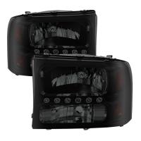 xTune LED Crystal Headlights 1999-2004 Ford F250/350/450 Super Duty