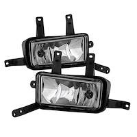 Fog Lights OEM w/Switch & Chrome Trim Cover 2015-2017 Chevy Suburban/Tahoe