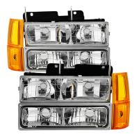 xTune OEM Style Crystal Headlights for 1994-1998 GMC C/K