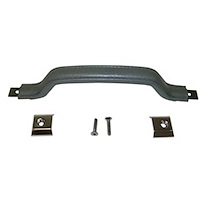 This gray interior door pull kit from Omix-ADA fits 87-95 Wrangler. Fits full or half doors. This kit repairs one door.