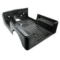 This reproduction steel body tub from Omix-ADA restores rusty or damaged 76-83 Jeep CJ5 bodies. Tub only