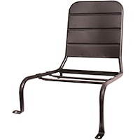 This reproduction front seat frame from Omix-ADA fits 46-49 Willys CJ2A. Left side.