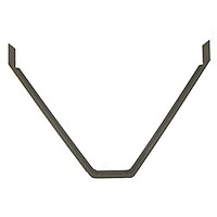 This V-frame bracket from Omix-ADA connects the frame rails to the rear crossmember to reinforce it.