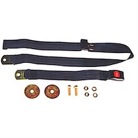 Seat Belt, 60 in. Long for 1941 1995 Jeep Models [Black]
