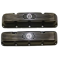 Finned Aluminum Valve Covers for Select 1966-1991 Car and Jeep Models with 290, 304, 343, 360, 390 or 401 Engine
