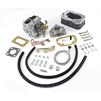17702.01 This Weber 2-barrel 32/36 DGEV carburetor from Omix-ADA replaces Carter YS/YF models and fits 1952-1966