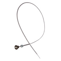 Throttle Cable With Black Knob 41-45 MB 41-45 GPW 45-49 CJ2A 48-53 CJ3A 50-52 M38 52-71 M38A1 53-67 CJ3B 55-66 CJ5 55-66 CJ6