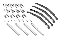 This Suspension Master Rebuilders Kit fits 41-45 Willys MBs 41-45 Ford GPWs 46-49 CJ2A 49-53 CJ3A 50-52 M38s and 53-68 CJ3B.