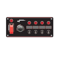 44869 Flip-Up Start/Ignition Panel w/4-Accessory Switches & Pilot Lights